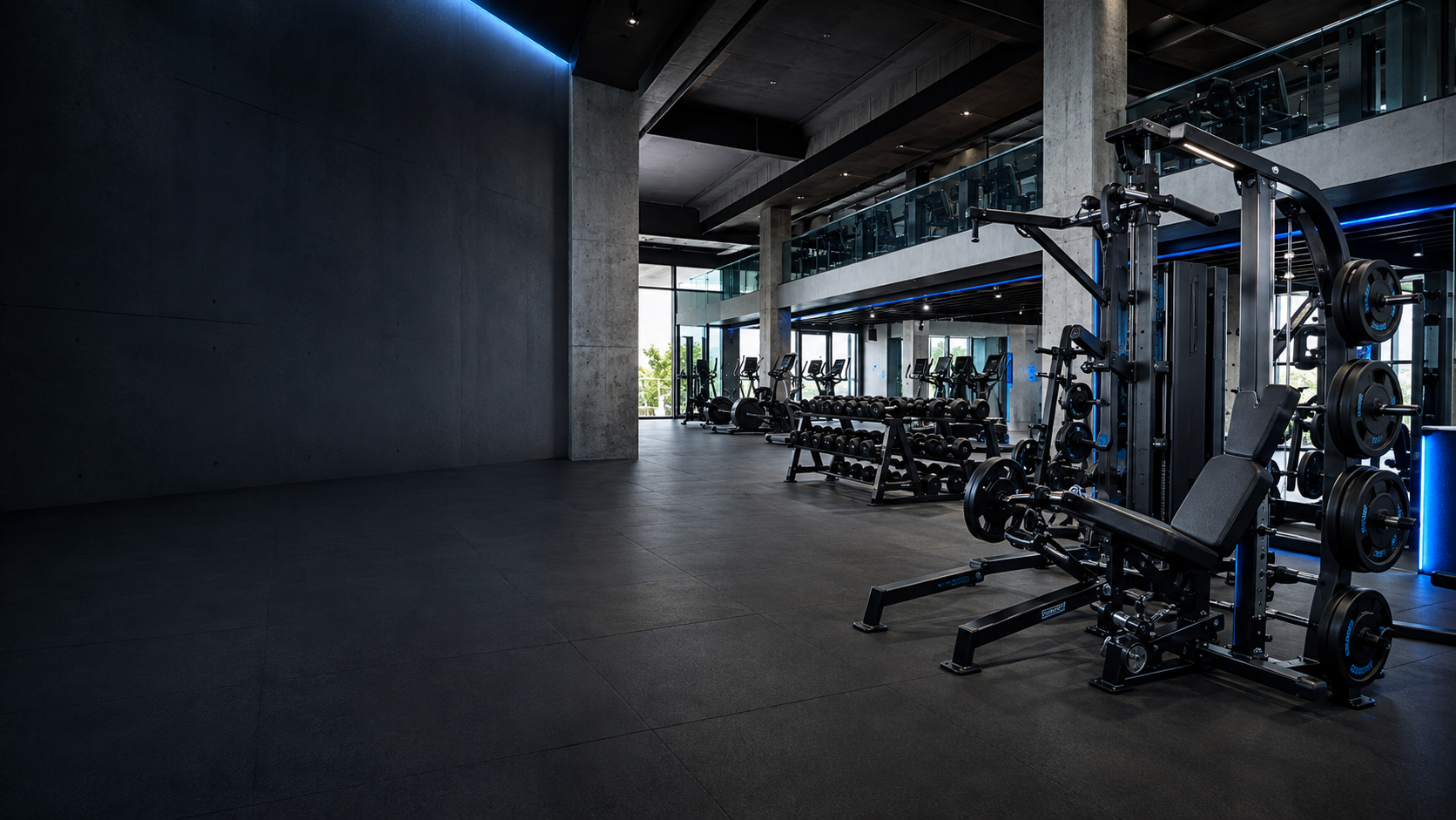 Proyecto de gimnasio profesional